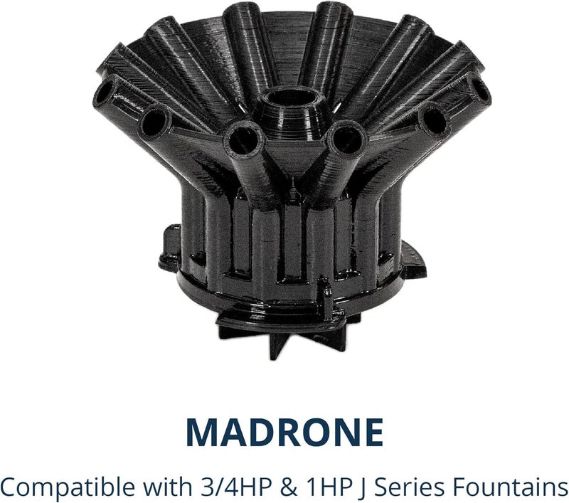 Kasco J Series 3/4 HP and 1 HP Madrone Premium Fountain Nozzles Only (Fountain not Included) - Image 1